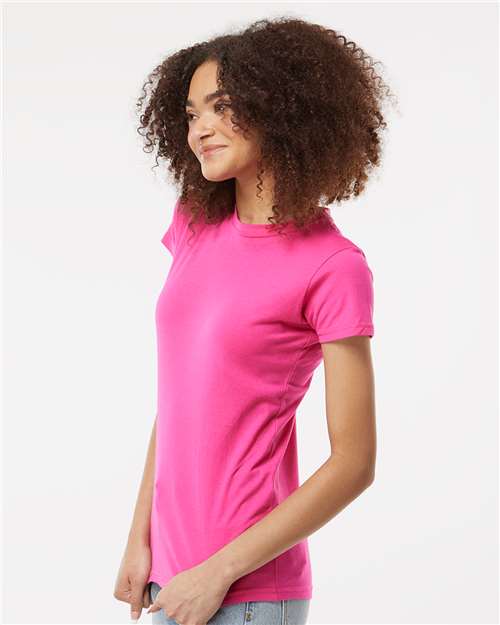 Tultex 213 Women's Fine Jersey Slim Fit T-Shirt - Side view