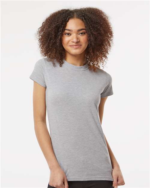 Tultex 213 Women's Fine Jersey Slim Fit T-Shirt - Front view