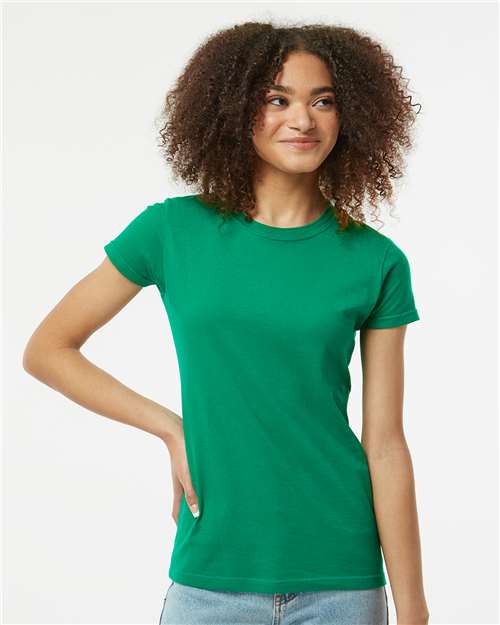 Tultex 213 Women's Fine Jersey Slim Fit T-Shirt - Front view