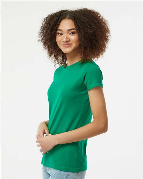 Tultex 213 Women's Fine Jersey Slim Fit T-Shirt - Side view