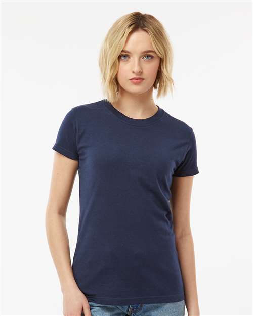 Tultex 213 Women's Fine Jersey Slim Fit T-Shirt - Front view