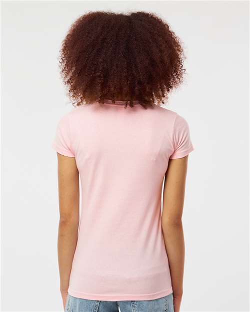 Tultex 213 Women's Fine Jersey Slim Fit T-Shirt - Back view