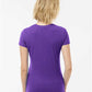 Tultex 213 Women's Fine Jersey Slim Fit T-Shirt - Back view