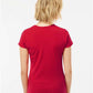 Tultex 213 Women's Fine Jersey Slim Fit T-Shirt - Back view