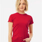 Tultex 213 Women's Fine Jersey Slim Fit T-Shirt - Front view