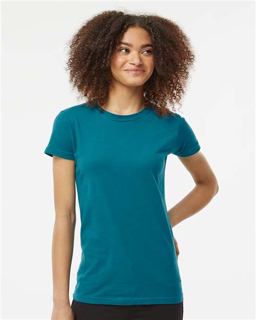 Tultex 213 Women's Fine Jersey Slim Fit T-Shirt - Front view