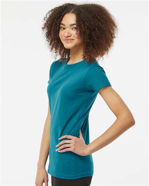 Tultex 213 Women's Fine Jersey Slim Fit T-Shirt - Side view