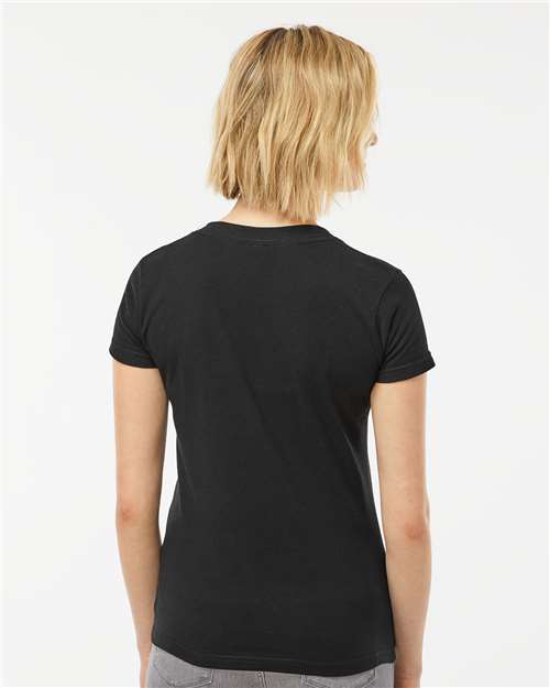 Tultex 214 Women's Long Islander Performance Long Sleeve T-Shirt - Back view