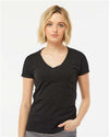 Tultex 214 Women's Long Islander Performance Long Sleeve T-Shirt - Front view