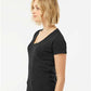 Tultex 214 Women's Long Islander Performance Long Sleeve T-Shirt - Side view