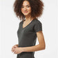 Tultex 214 Women's Long Islander Performance Long Sleeve T-Shirt - Side view