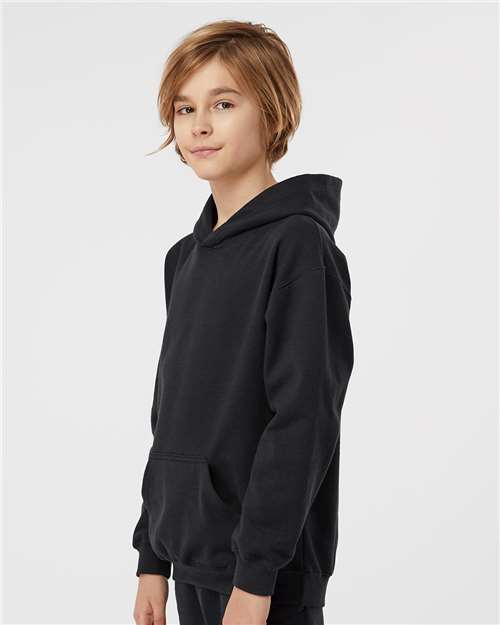 Tultex 320Y Youth Hooded Sweatshirt - Side view