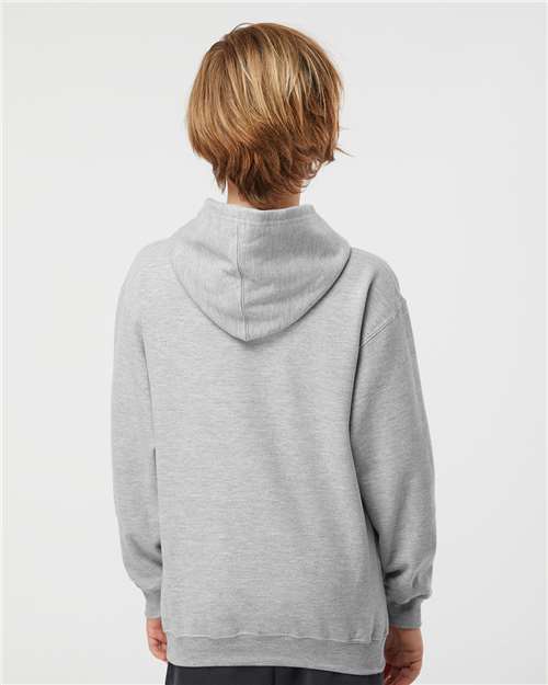 Tultex 320Y Youth Hooded Sweatshirt - Back view