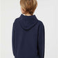 Tultex 320Y Youth Hooded Sweatshirt - Back view
