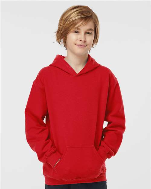 Tultex 320Y Youth Hooded Sweatshirt - Front view