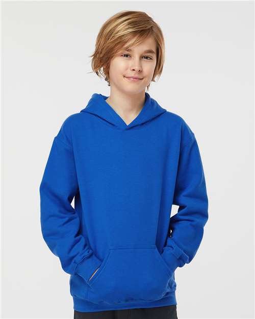 Tultex 320Y Youth Hooded Sweatshirt - Front view