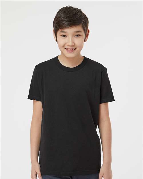 Tultex 235 Youth Fine Jersey T-Shirt - Front view