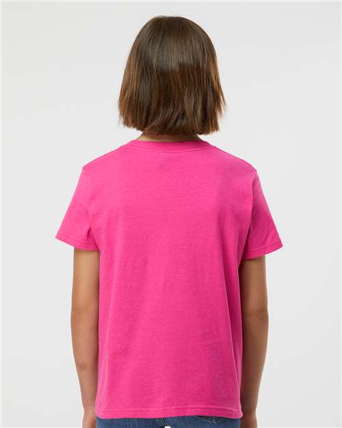 Tultex 235 Youth Fine Jersey T-Shirt - Back view