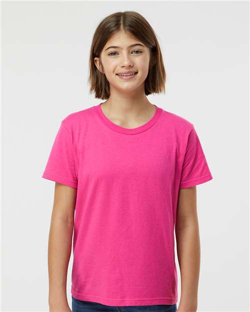 Tultex 235 Youth Fine Jersey T-Shirt - Front view