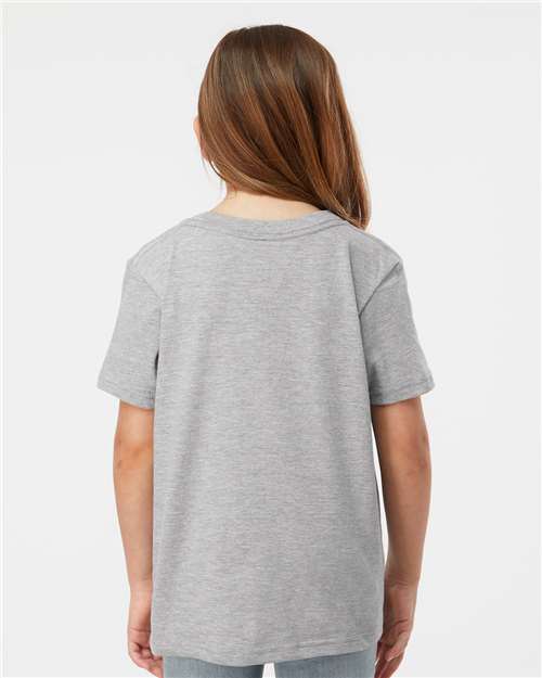 Tultex 235 Youth Fine Jersey T-Shirt - Back view