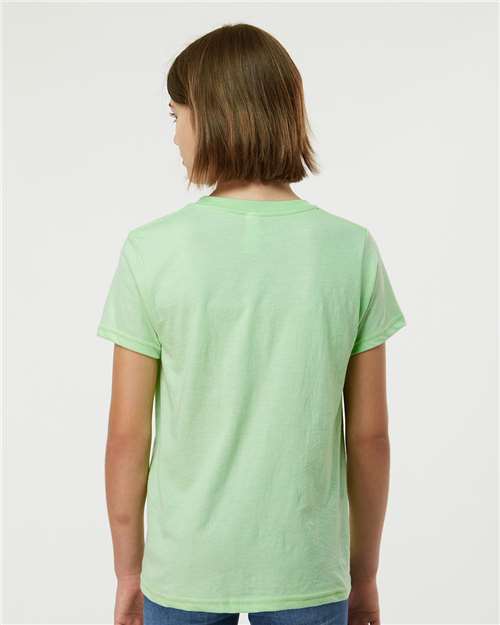 Tultex 235 Youth Fine Jersey T-Shirt - Back view