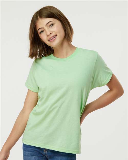 Tultex 235 Youth Fine Jersey T-Shirt - Front view