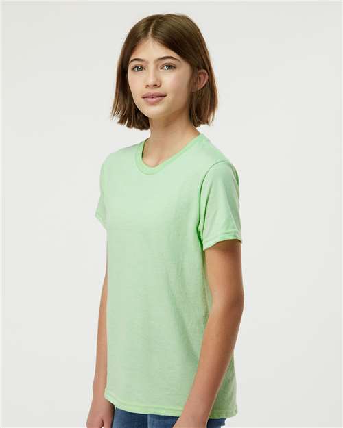 Tultex 235 Youth Fine Jersey T-Shirt - Side view