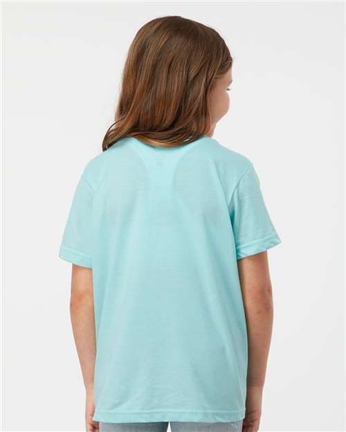Tultex 235 Youth Fine Jersey T-Shirt - Back view