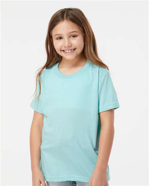 Tultex 235 Youth Fine Jersey T-Shirt - Front view