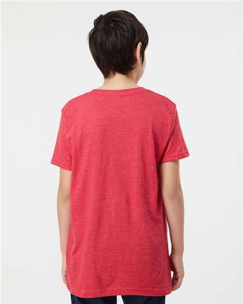 Tultex 235 Youth Fine Jersey T-Shirt - Back view