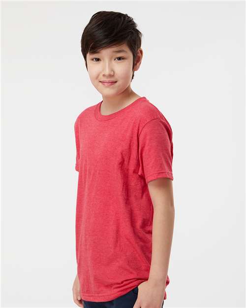 Tultex 235 Youth Fine Jersey T-Shirt - Side view