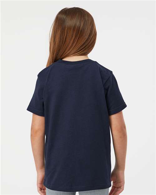 Tultex 235 Youth Fine Jersey T-Shirt - Back view