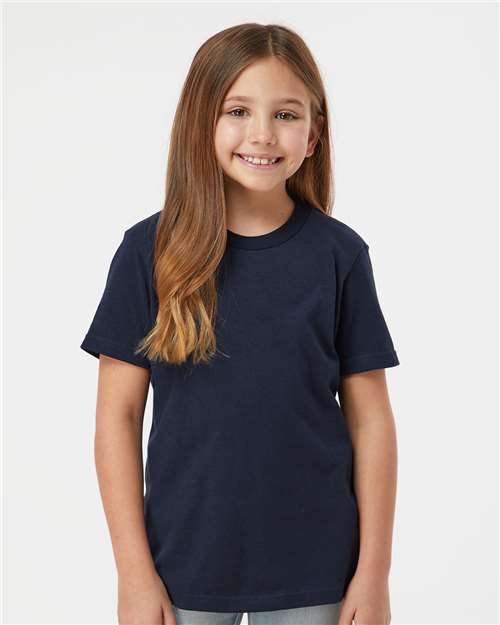 Tultex 235 Youth Fine Jersey T-Shirt - Front view