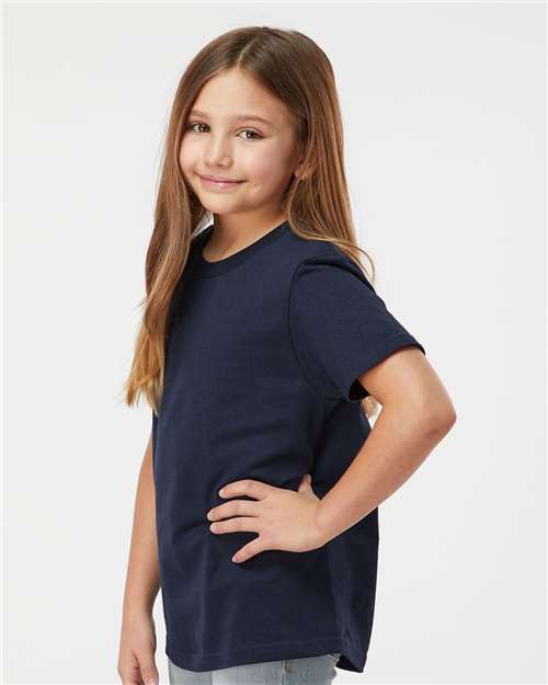 Tultex 235 Youth Fine Jersey T-Shirt - Side view