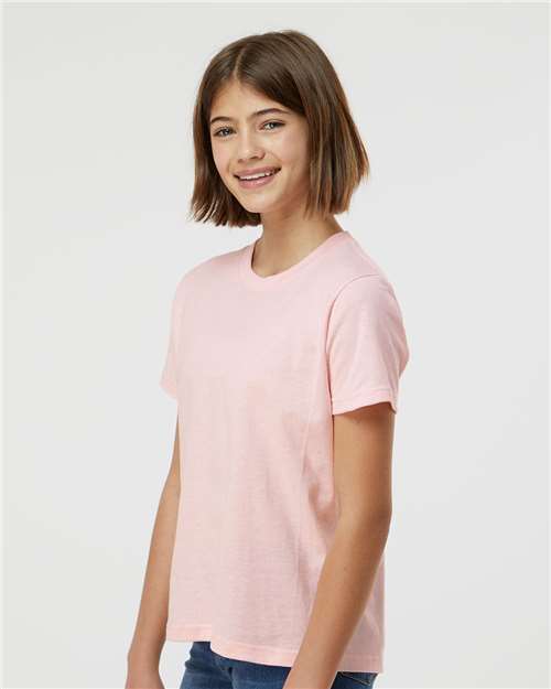 Tultex 235 Youth Fine Jersey T-Shirt - Side view