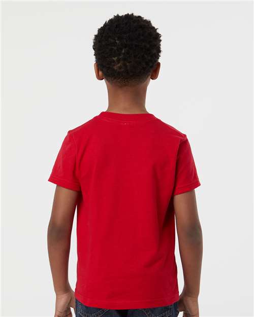 Tultex 235 Youth Fine Jersey T-Shirt - Back view