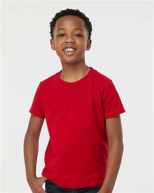 Tultex 235 Youth Fine Jersey T-Shirt - Front view