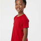 Tultex 235 Youth Fine Jersey T-Shirt - Side view