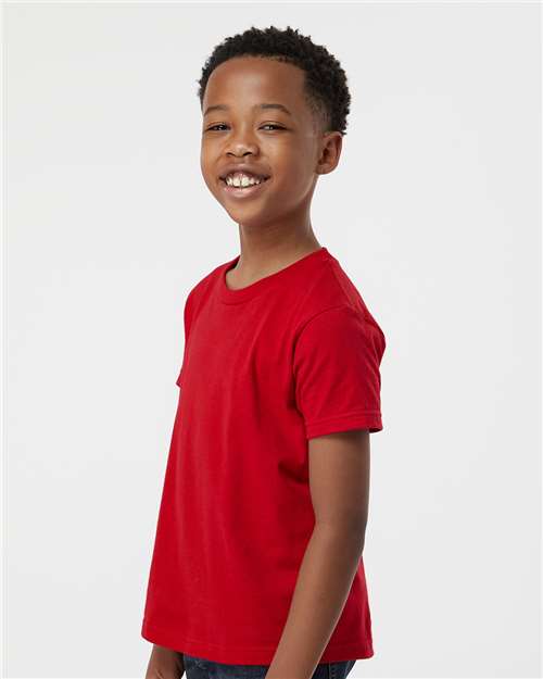 Tultex 235 Youth Fine Jersey T-Shirt - Side view