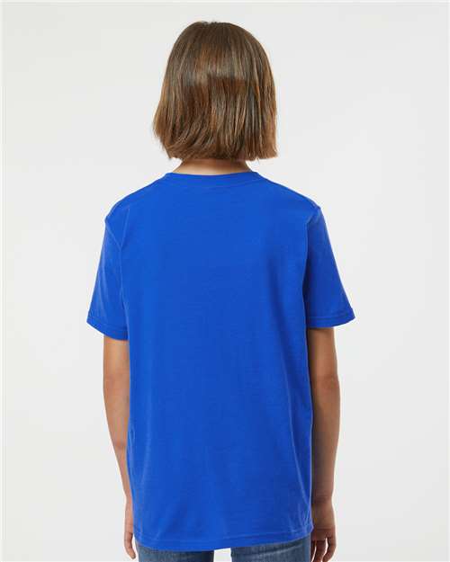 Tultex 235 Youth Fine Jersey T-Shirt - Back view