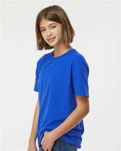 Tultex 235 Youth Fine Jersey T-Shirt - Side view