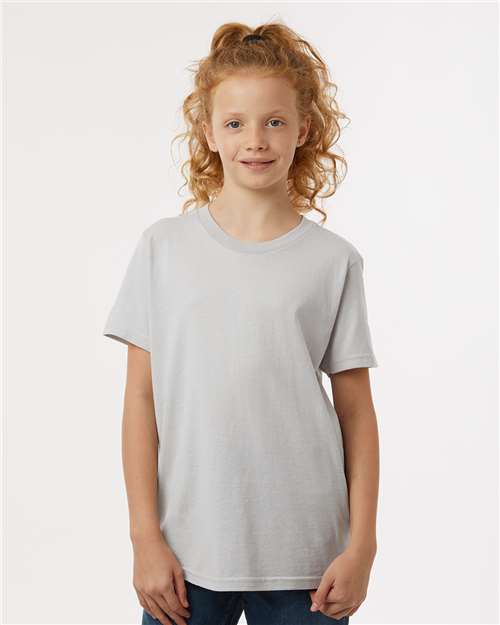 Tultex 235 Youth Fine Jersey T-Shirt - Front view
