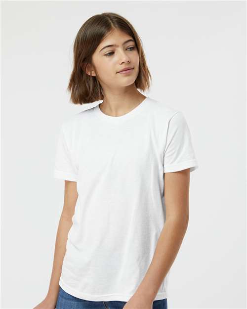 Tultex 235 Youth Fine Jersey T-Shirt - Front view