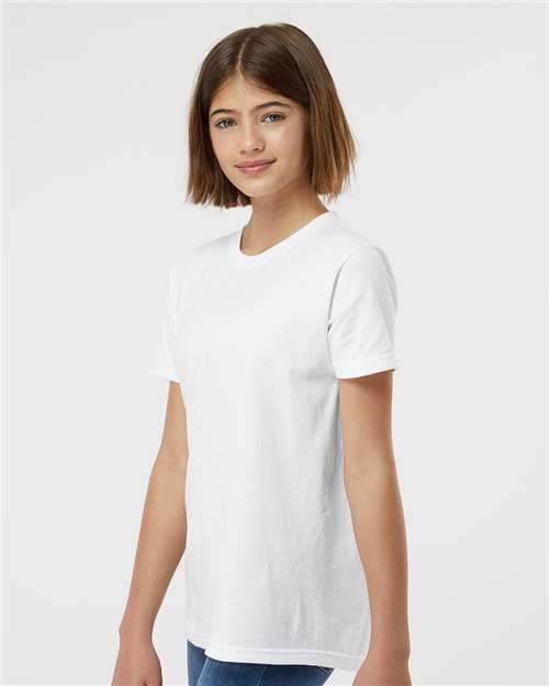 Tultex 235 Youth Fine Jersey T-Shirt - Side view
