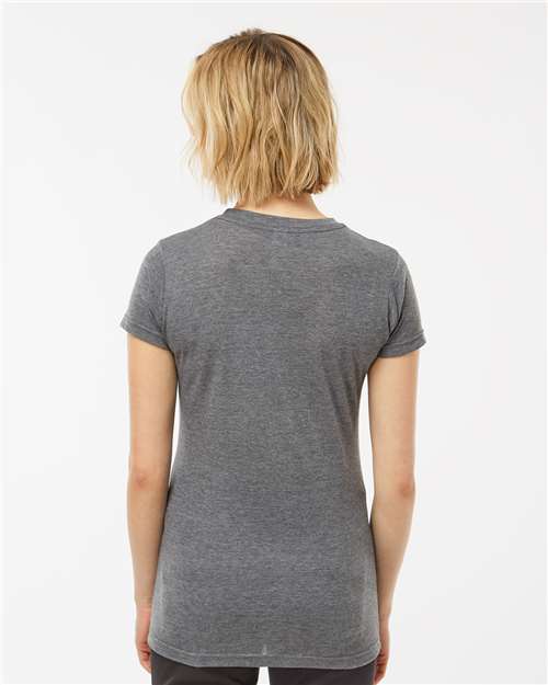 Tultex 240 Unisex Tortuga Extreme Performance Hooded Long Sleeve T-Shirt - Back view