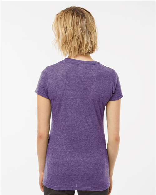 Tultex 240 Unisex Tortuga Extreme Performance Hooded Long Sleeve T-Shirt - Back view