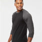 Tultex 245 Unisex Fine Jersey Raglan T-Shirt - Side view