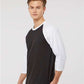 Tultex 245 Unisex Fine Jersey Raglan T-Shirt - Side view