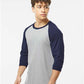 Tultex 245 Unisex Fine Jersey Raglan T-Shirt - Side view