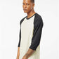 Tultex 245 Unisex Fine Jersey Raglan T-Shirt - Side view